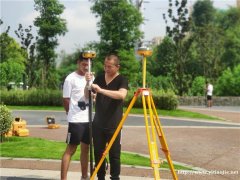 汉中水利工程测量班河道放样测量学习