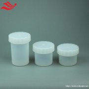 特氟龙塑料反应罐500ml耐腐蚀PFA透明敞口瓶