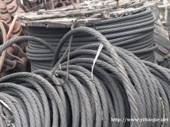 北京求购电机钢丝绳电话咨询价格高油丝绳旧废品