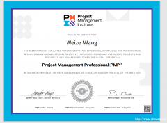 资格证书 PMP资格证书报名 等同中级职称全网通用